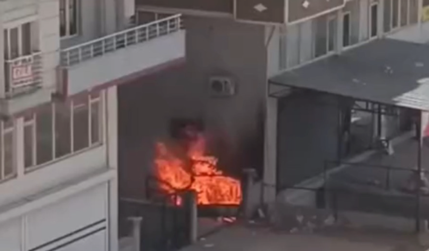 Mardin’de yangın paniği