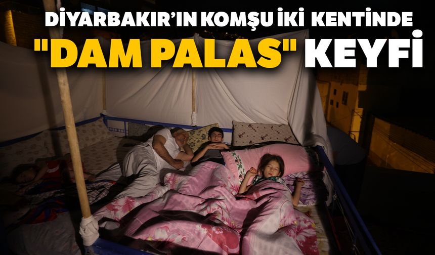 Diyarbakır’ın komşu iki kentinde "dam palas" keyfi