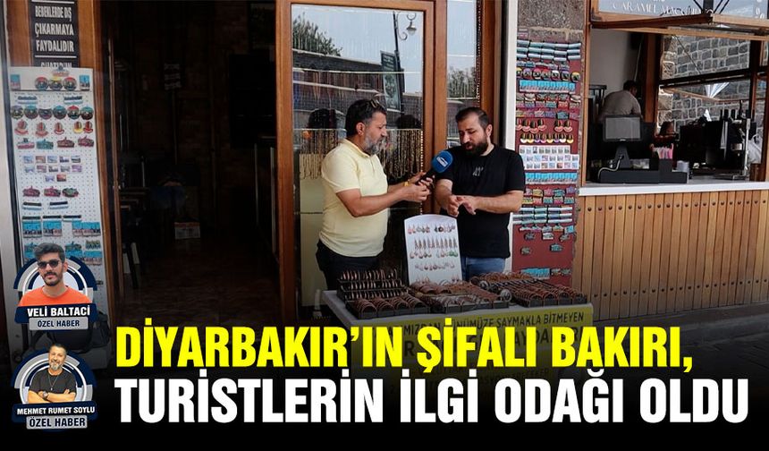 Diyarbakır’ın şifalı bakırı, turistlerin ilgi odağı oldu
