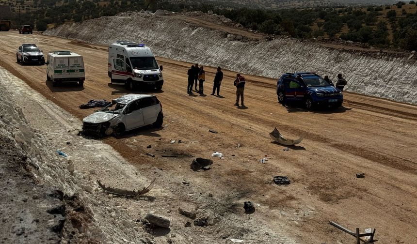 Mardin’de Ömerli yolunda facia: 1 ölü, 6 yaralı
