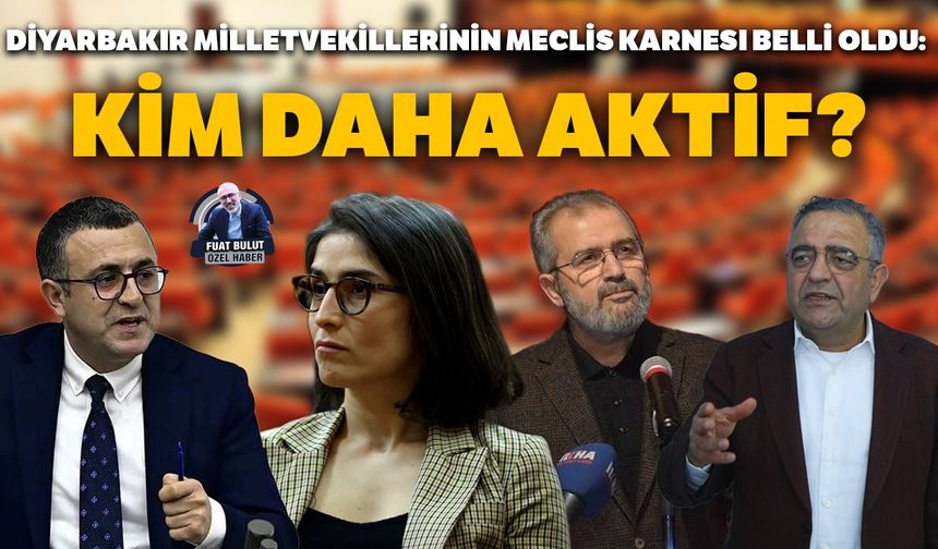Diyarbakır milletvekillerinin Meclis karnesi belli oldu: Kim daha aktif