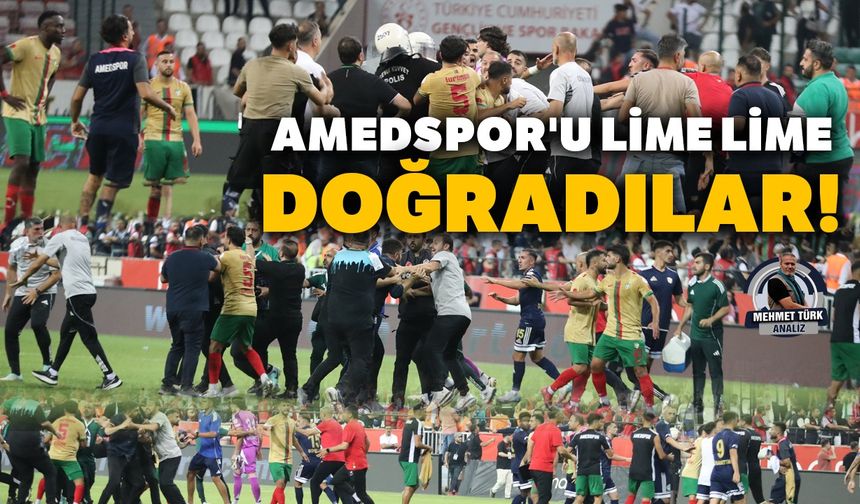 Amedspor'u lime lime doğradılar!
