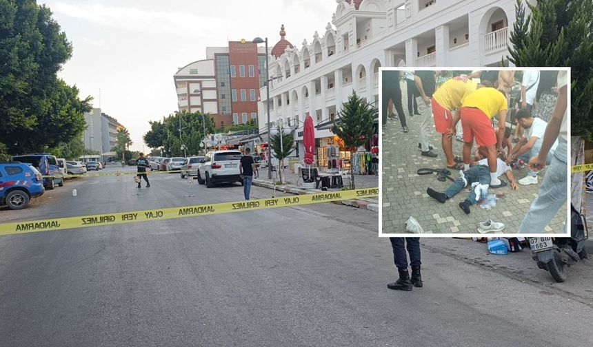 Antalya'da silahlı saldırı: 1'i turist 2’si ağır 3 yaralı