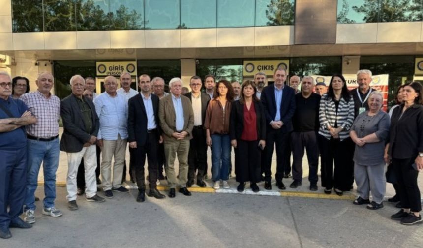 DEM, DBP ve HDK’li Eşbaşkanlardan Beşikçi’ye ziyaret