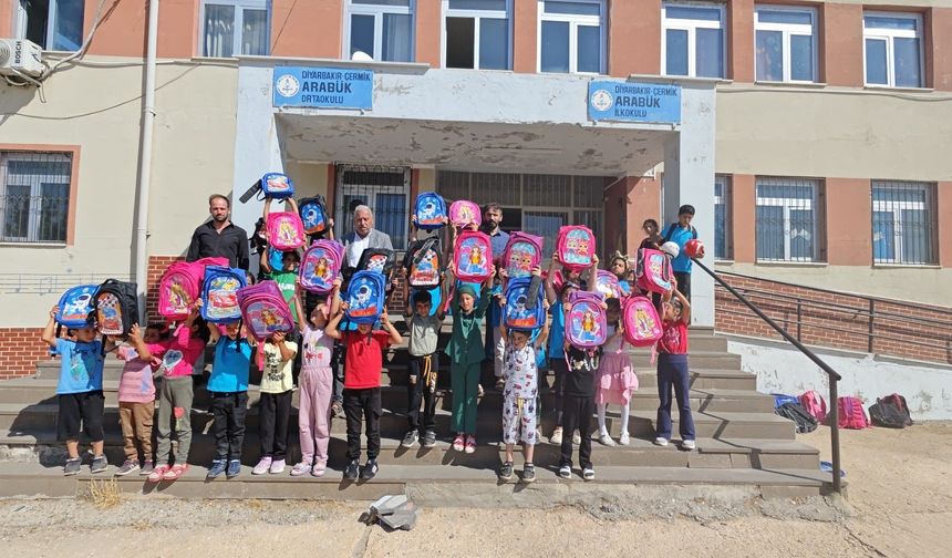 Diyarbakır Çermik'te öğrencilere anlamlı destek