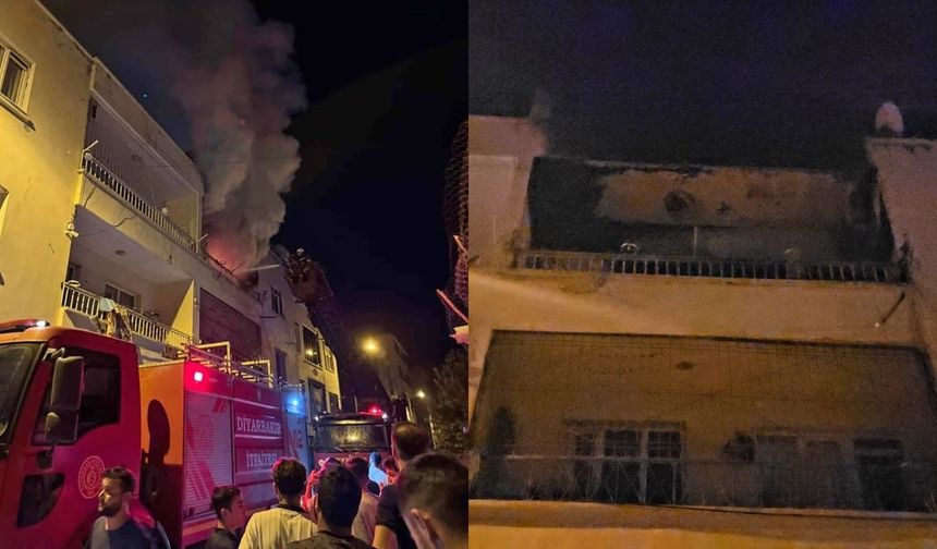 Diyarbakır'da yangın: 2 yaşındaki çocuk öldü, kardeşi ve annesi yaralı