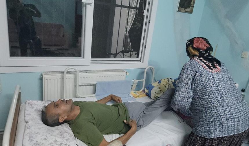 Kaldırımda araba çarptı, 8 yıldır yatağa mahkum