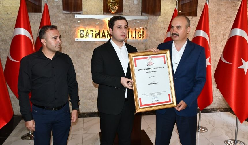 Batman’ın "Sason balı" coğrafi işaretle tescillendi