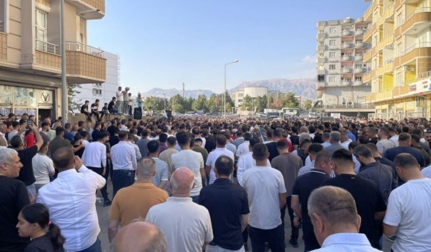 Şırnak’ın Silopi ilçesinde DEDAŞ protestosu