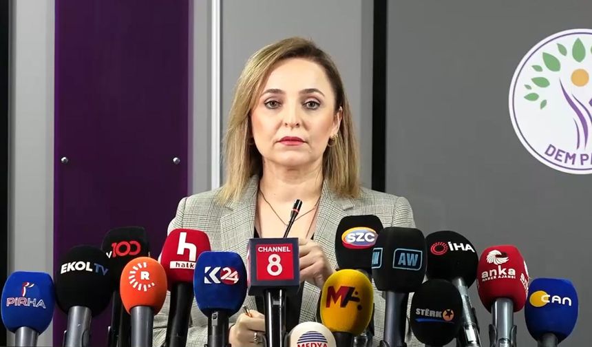 DEM Parti Sözcüsü Doğan: Yolu açsınlar, Öcalan kendisi konuşsun