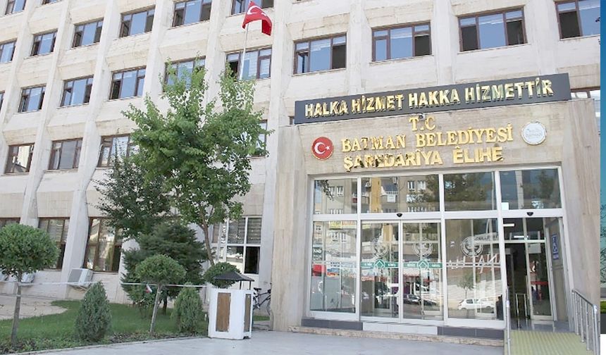 Batman Belediyesi 20 Daimi İşçi Arıyor: Son Gün 24 Ekim