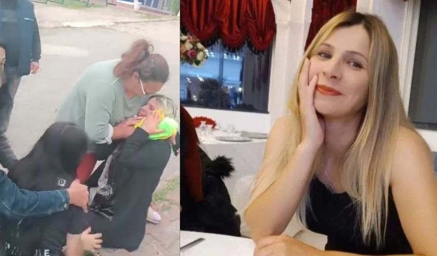 Eşi tarafında boğazı kesilen kadın kendini dışarı attı, sokakta yere yığıldı