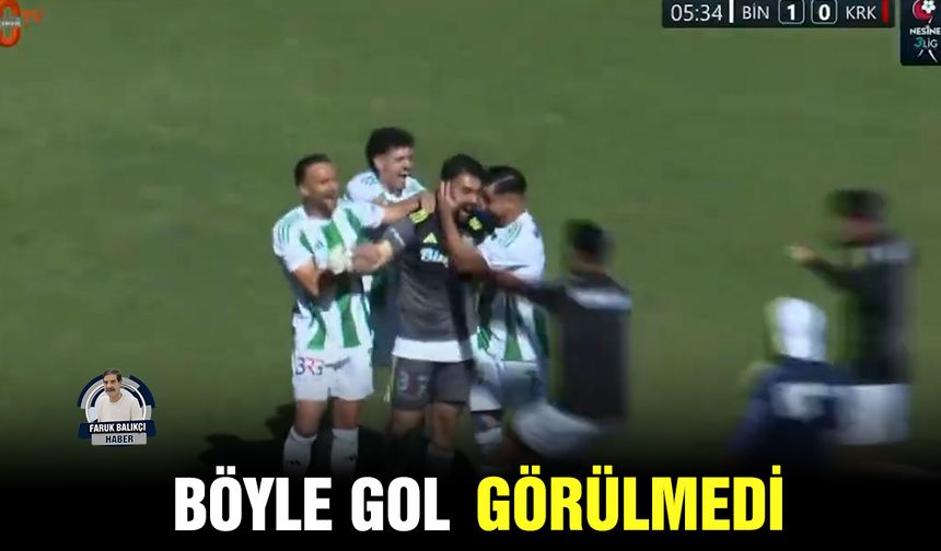 Böyle gol görülmedi