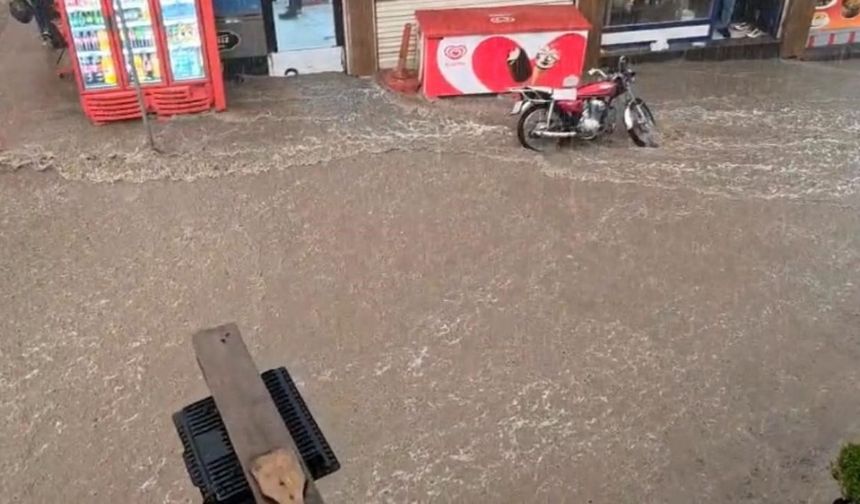 Diyarbakır'ın bu iki ilçesi sağanak yağışla göle döndü