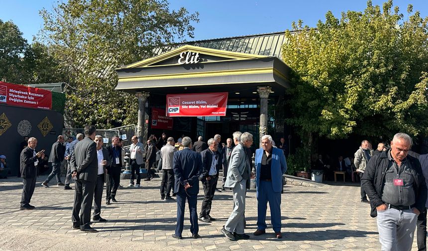 Diyarbakır CHP’de kongre heyecanı: Üç adaydan ikisi birleşti