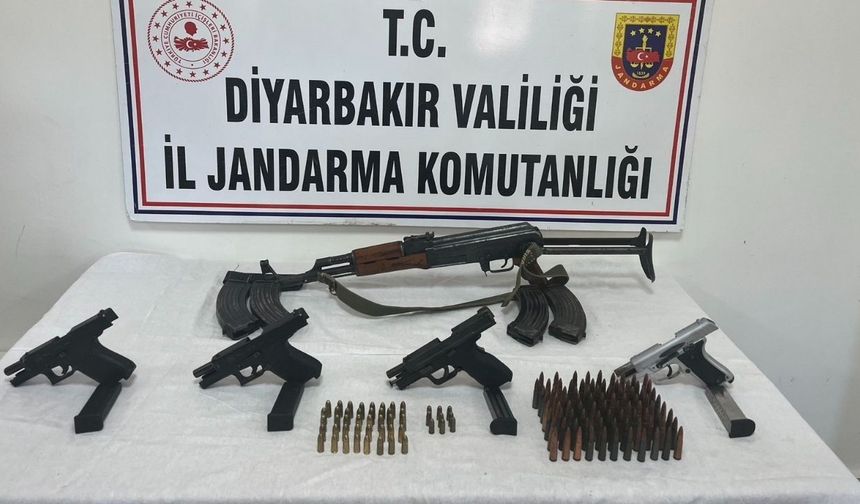 Diyarbakır Çınar’da silah kaçakçılığı operasyonu