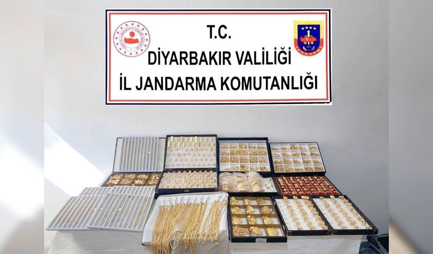 Diyarbakır’da kaçak altın şoku, jandarma devrede!