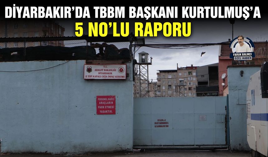 Diyarbakır’da TBBM Başkanı Kurtulmuş’a 5 No’lu raporu