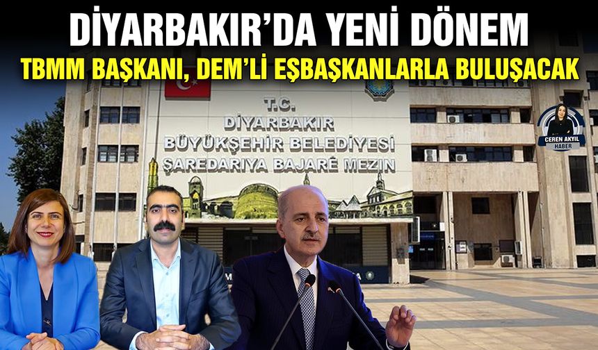 Diyarbakır’da yeni dönem: TBMM Başkanı, DEM’li eşbaşkanlarla buluşacak
