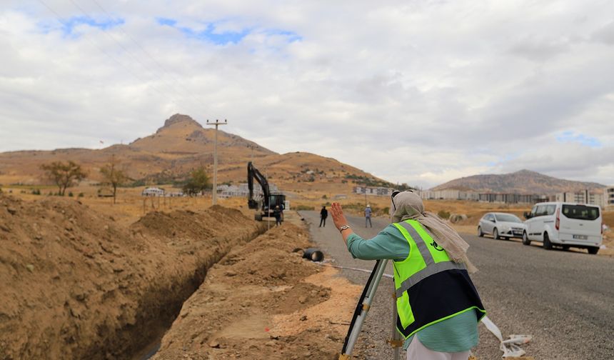 Diyarbakır Ergani’de 2 bin 800 metrelik yeni hat için çalışma başladı