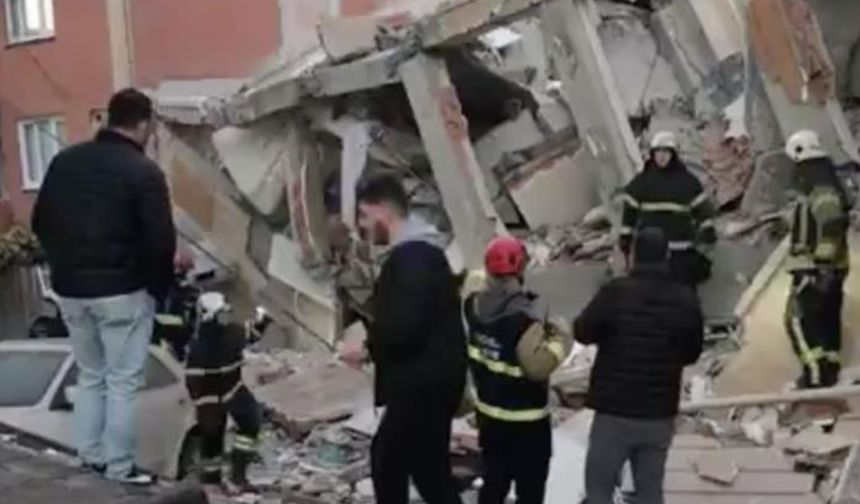 Kocaeli’de 6 katlı bina çöktü