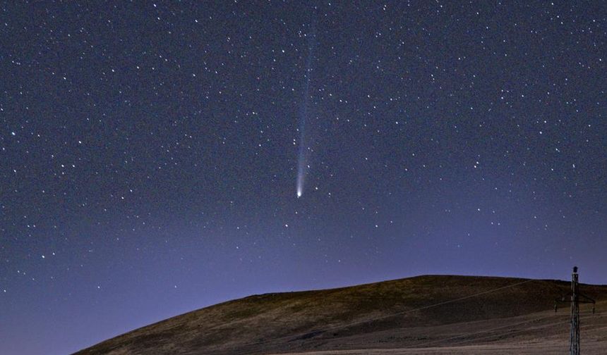 Lemmon kuyruklu yıldızı Bitlis semalarında