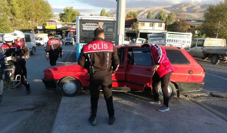 Polisin "dur" ihtarına uymadı, suç üstü yapıldı
