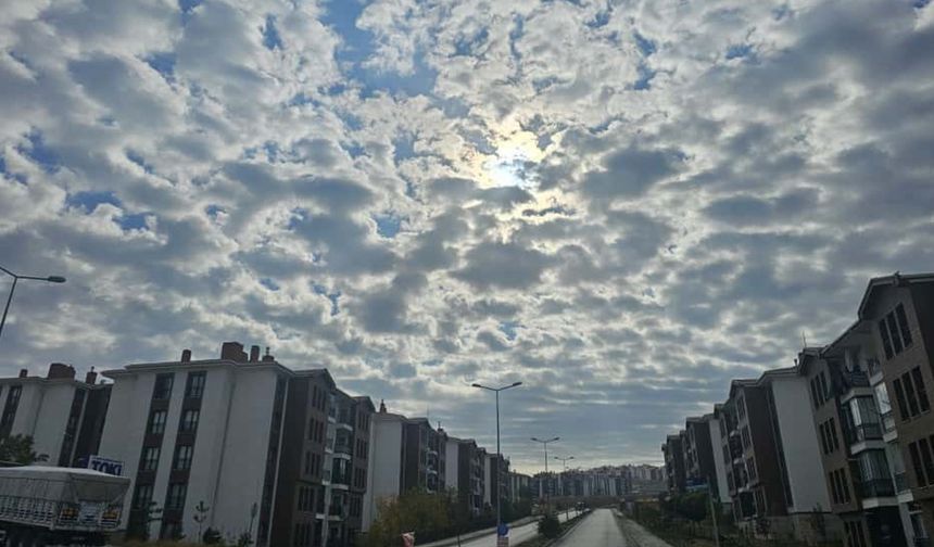 Sirrokümülüs bulutları görsel şölen sundu