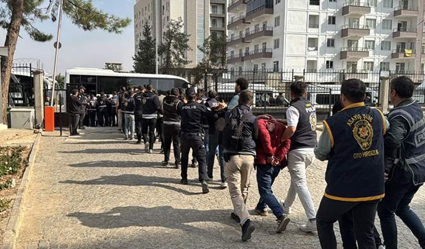 Adıyaman’da, silah kaçakçılığı operasyonunda 9 tutuklama