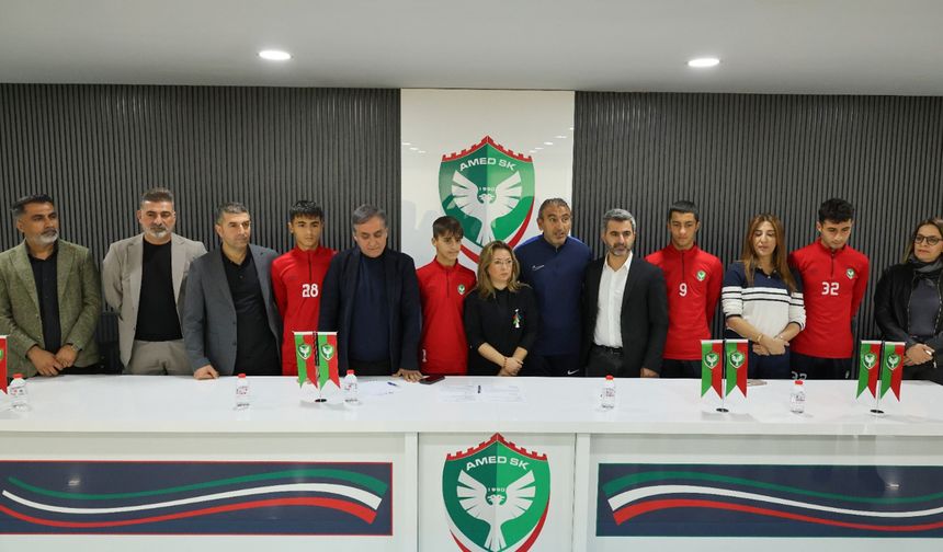 Amedspor altyapısı için sponsorluk anlaşması