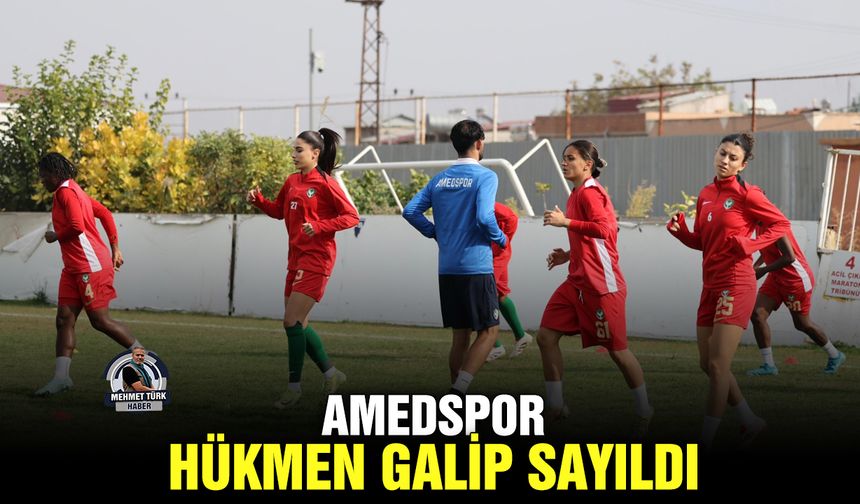 Amedspor, hükmen galip sayıldı
