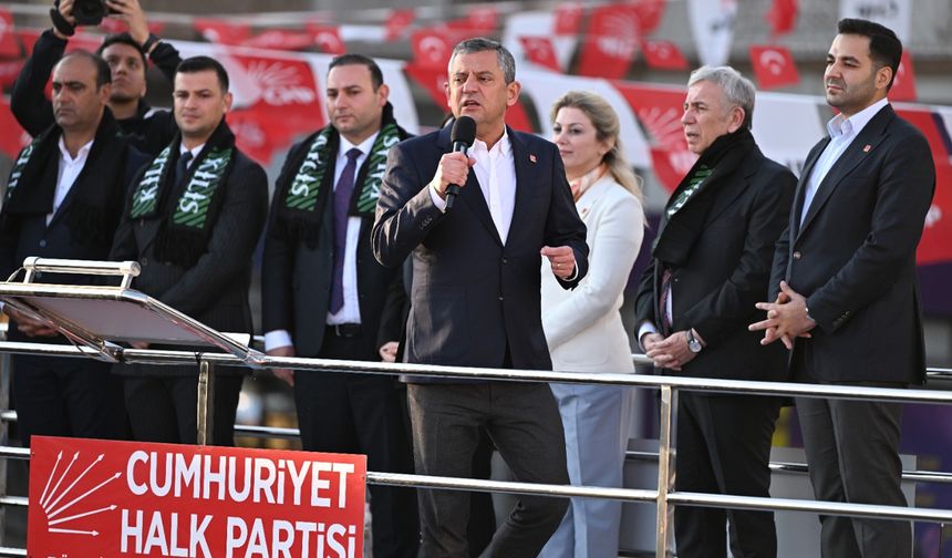 CHP Genel Başkanı Özel; Artık sorunları değil, çözümleri anlatacağız