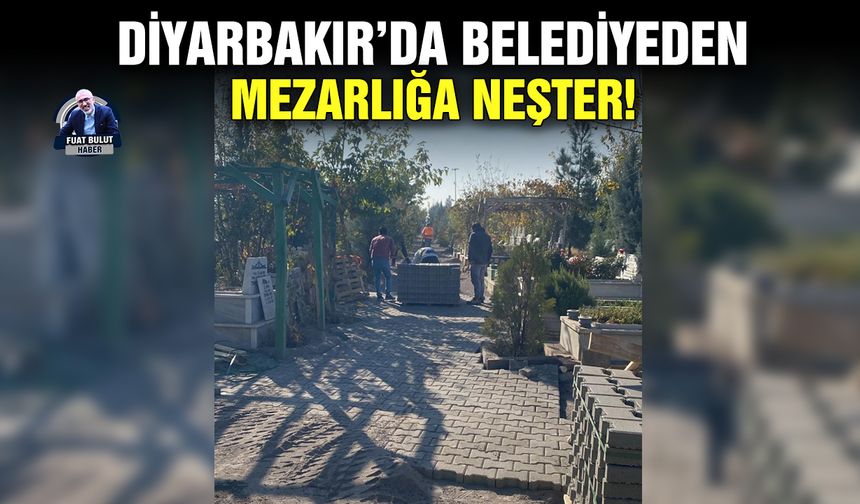 Diyarbakır’da belediyeden mezarlığa neşter!