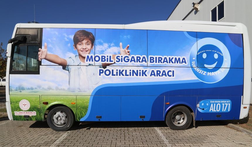 Diyarbakır’da mobil sigara bırakma polikliniği hizmete başladı