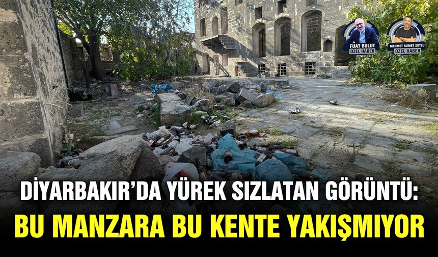 Diyarbakır’da yürek sızlatan görüntü: Bu manzara bu kente yakışmıyor