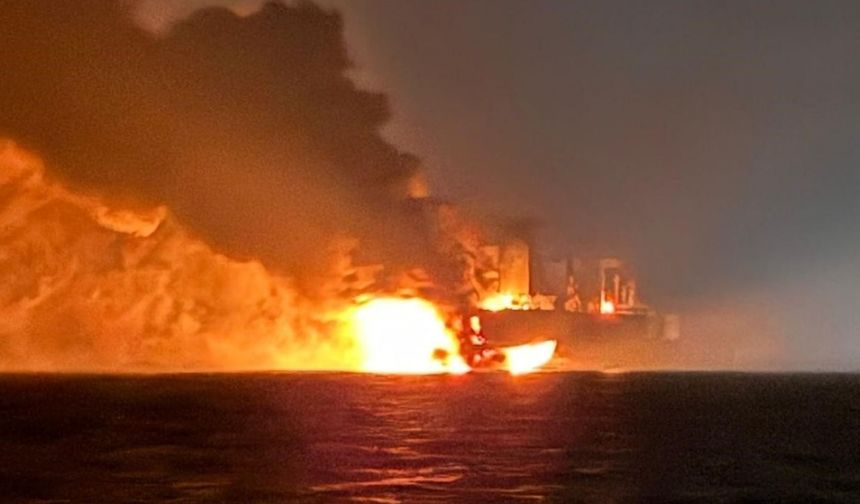 Gemide yangın: 25 kişi tahliye edildi