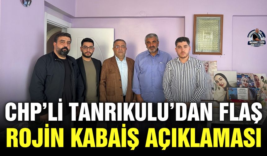 CHP’li Tanrıkulu’dan flaş Rojin Kabaiş açıklaması