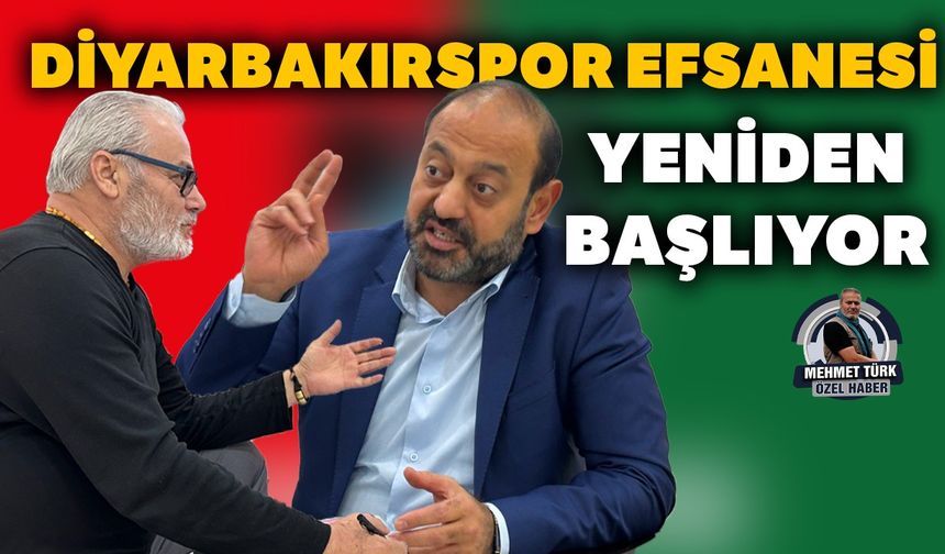 Diyarbakırspor efsanesi yeniden başlıyor