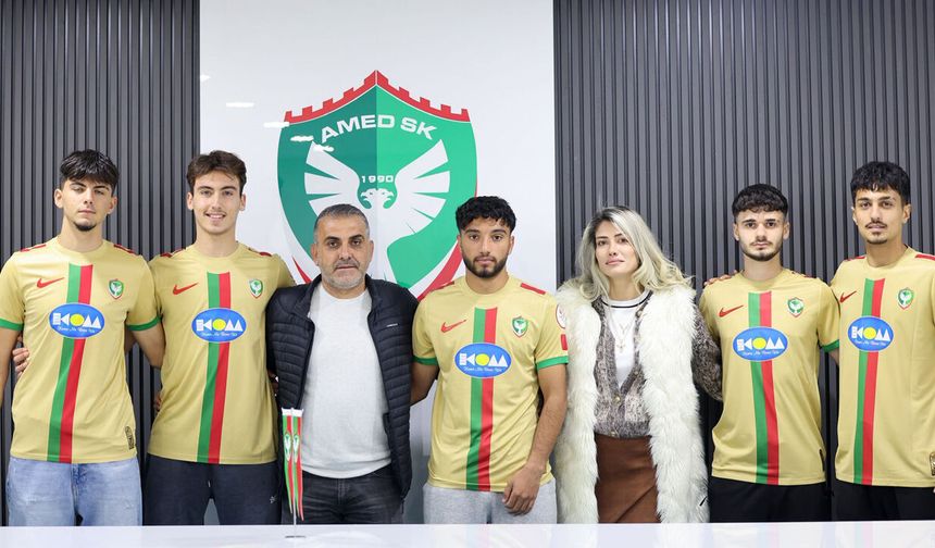 Amedspor Akademi’den 5 genç oyuncuya kiralık transfer