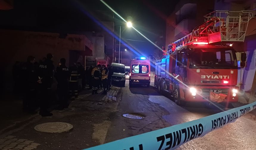 Batman'daki yangında 1 ölü, 1 yaralı