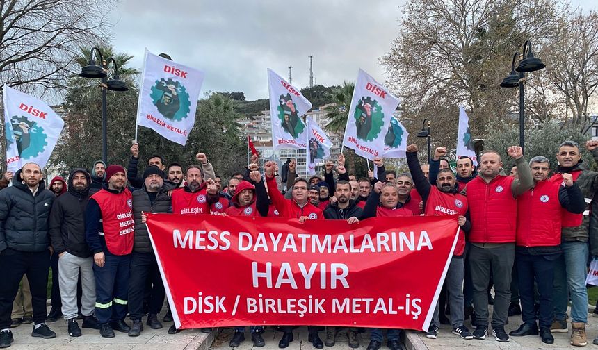 Prysmian işçilerinden  yürüyüş