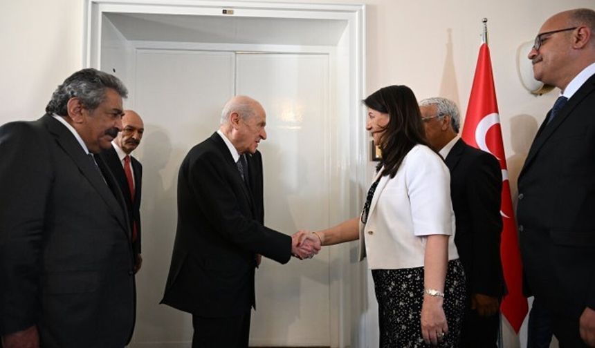 DEM Parti İmralı Heyeti ile Bahçeli görüşmesi başladı