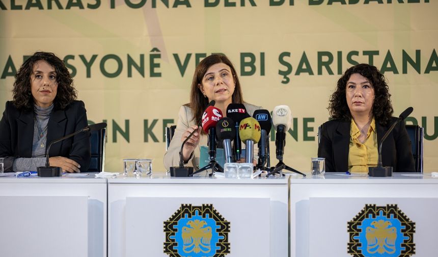 Diyarbakır Büyükşehir Belediyesi eş Başkanı Bucak Kenti kadınlarla birlikte yeniden kurmaya kararlıyız