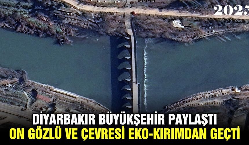 Diyarbakır Büyükşehir paylaştı: On Gözlü ve çevresi eko-kırımdan geçti