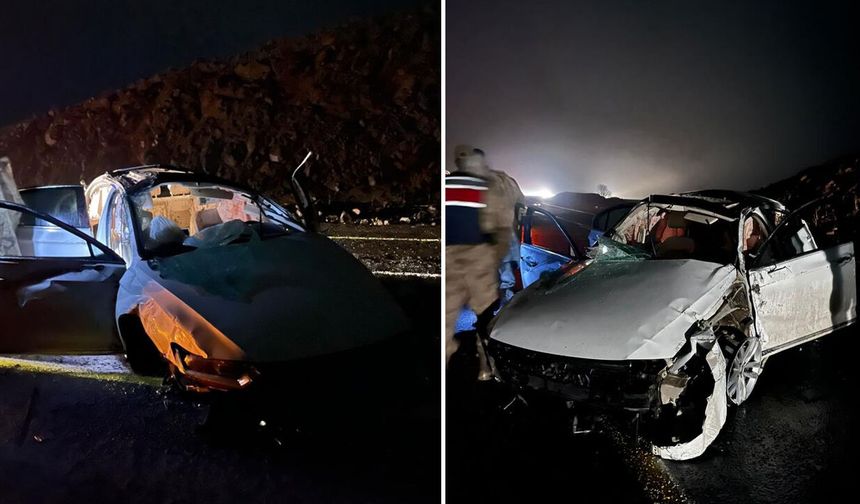 Diyarbakır’da feci kaza, takla atan otomobil hurdaya döndü: 1 ölü