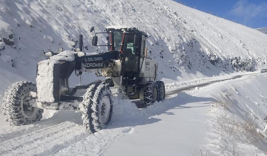 Elazığ’da 510 köy yolu kapandı