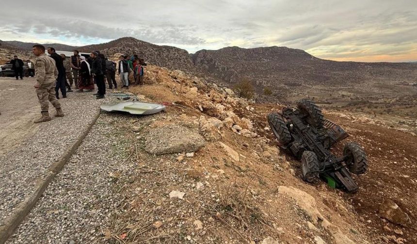 Gabar Dağı'nda traktör devrildi: 5’i ağır, 13 işçi yaralandı