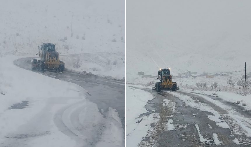 Malatya’da kar yağışı