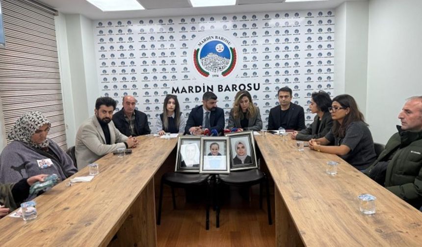 Mardin’de 3 kişinin öldürülmesine dair baroda açıklama