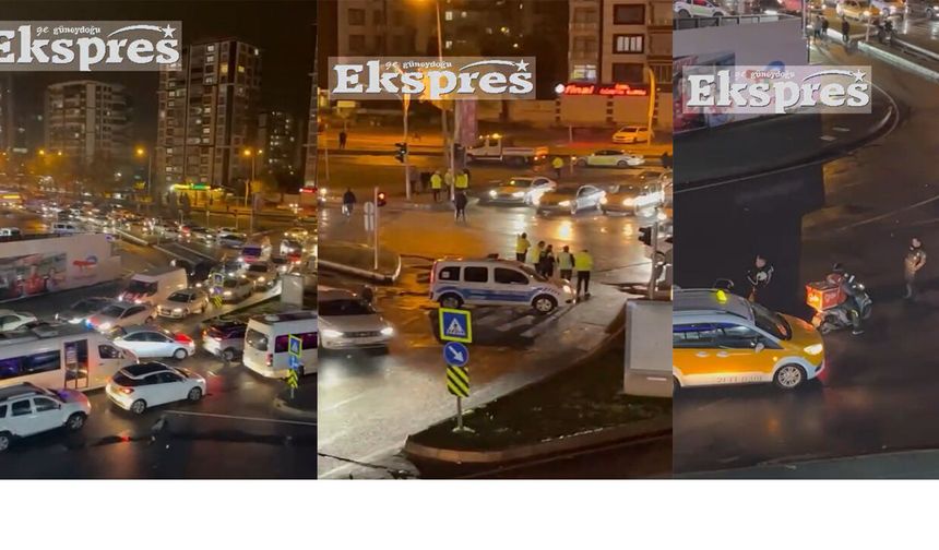 Diyarbakır’da akşam trafiği kilitlendi: Vatandaş, 2.5 saatte evine ulaşabildi!